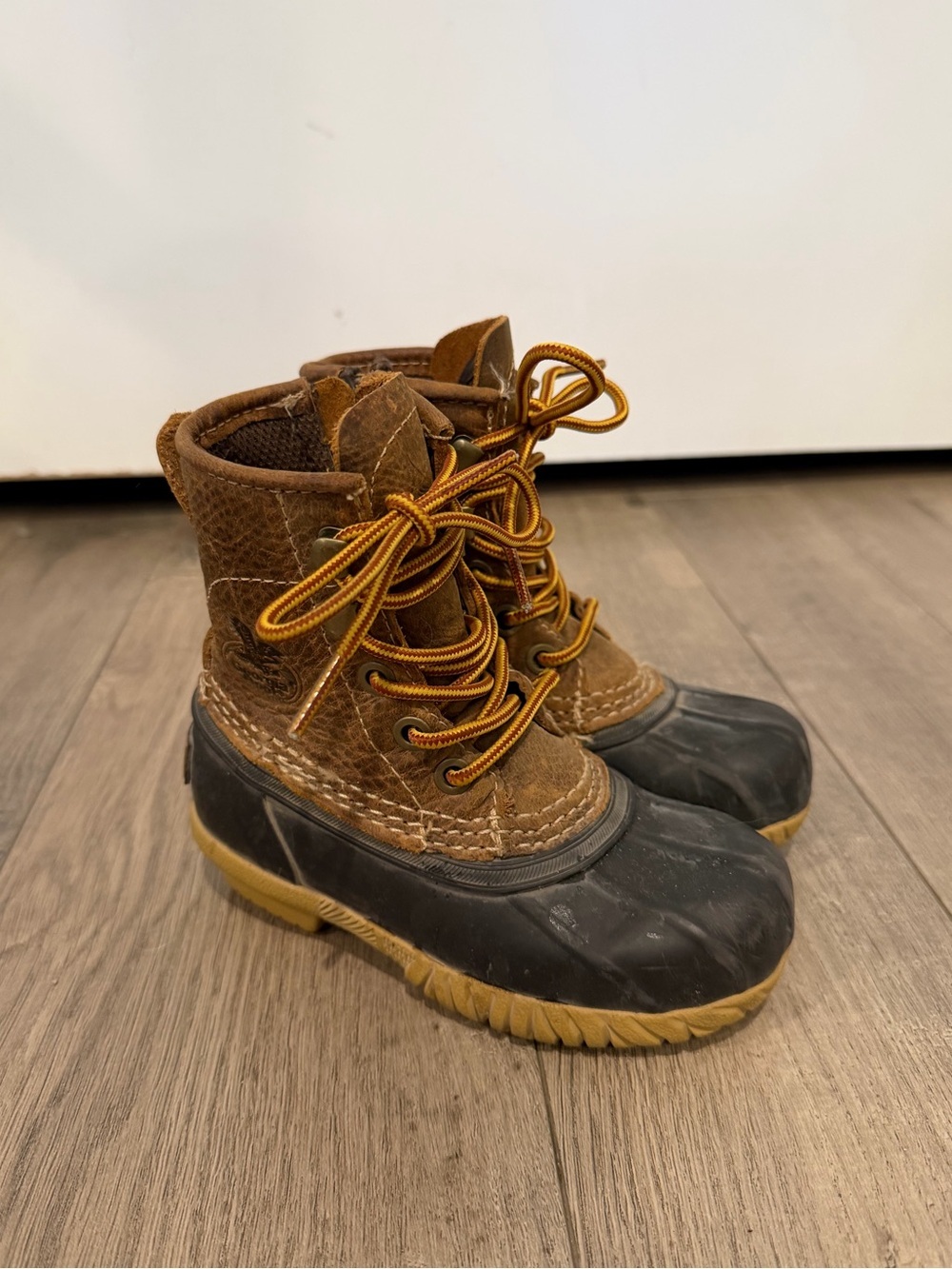 Vintage Georgia Boot Leather Duck Boot - 8